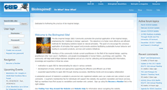 Desktop Screenshot of bioinspired.sinet.ca